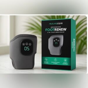 Rejuvacare Foot Renew 3-in-1 Nerve Relief Method +Ankle Massager